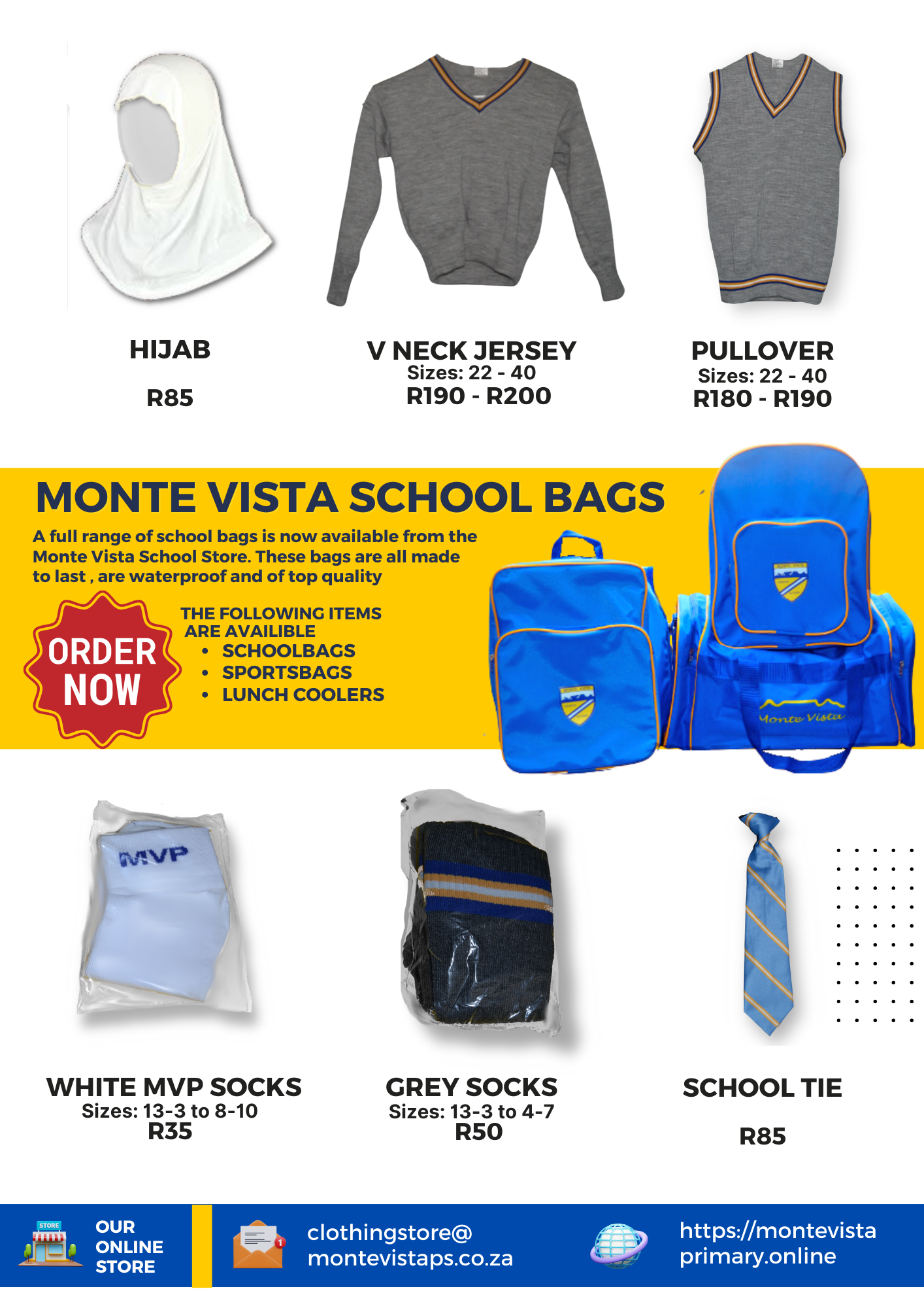 Catalogue for Monte Vista Primary School
